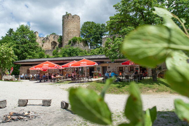 Gastgarten Prandegg Sommer
