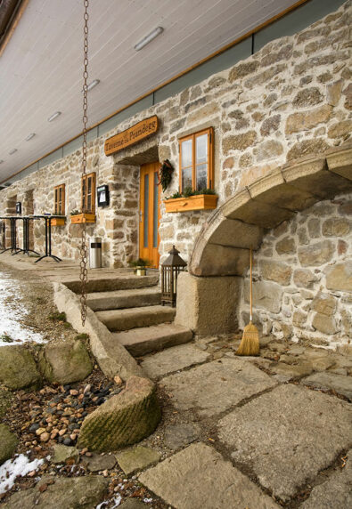 Gastgarten Prandegg Zugang