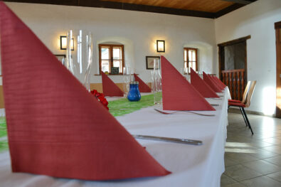 Rittersaal Prandegg Deko