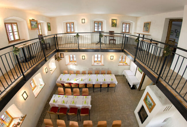 Rittersaal Prandegg von Oben