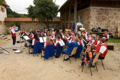 Taverne Prandegg Eröffnung Musikkapelle